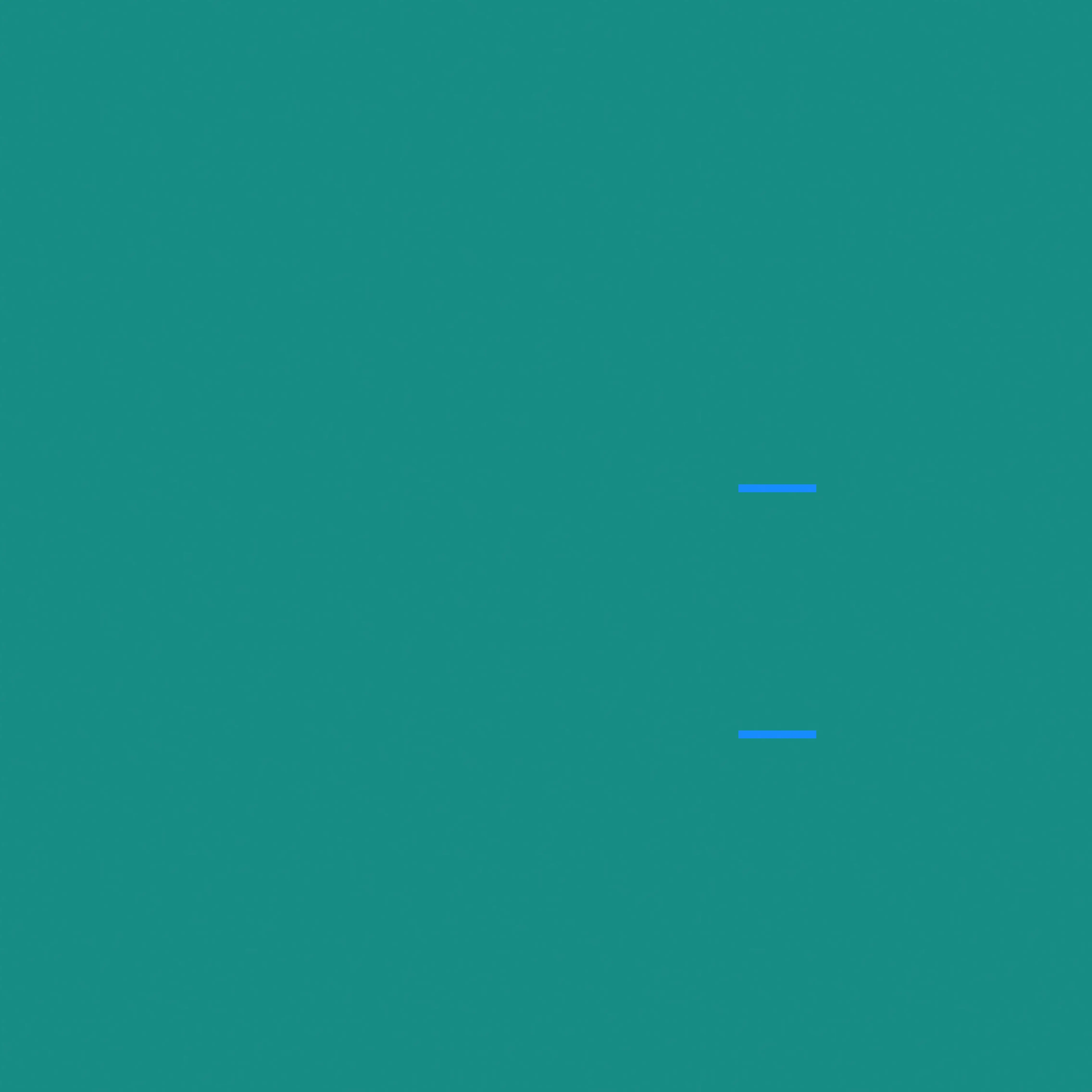 a green square with a blue rectangle in the middle